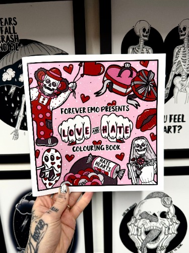 Love & Hate Colouring Book 