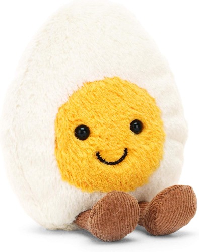 Jellycat Boiled Egg Happy Food Plush, Small - Small