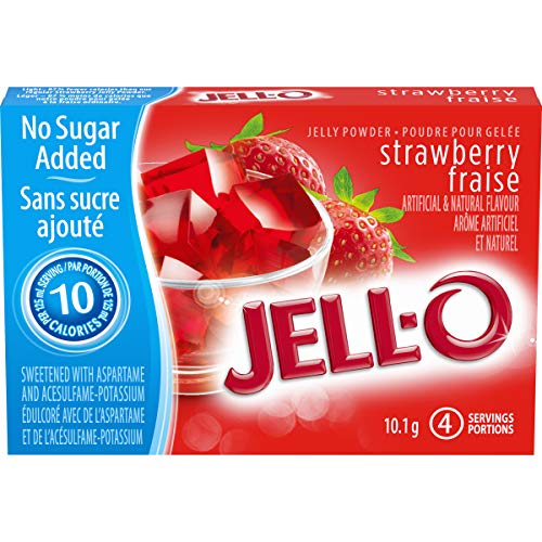 Jell-O Strawberry Jelly Powder, 10.1g (Pack of 18) - Strawberry
