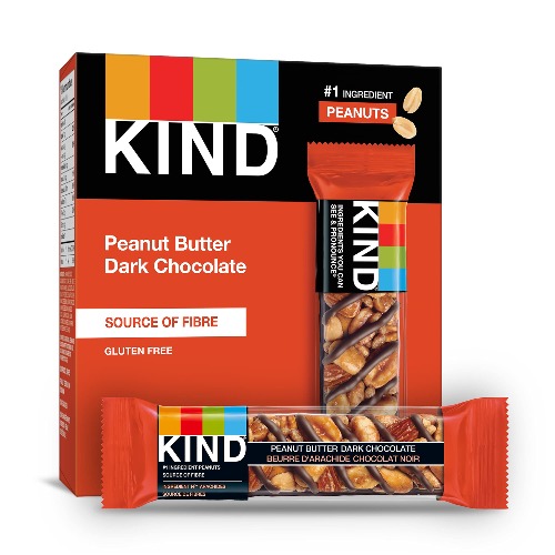 KIND Fruit & Nut Peanut Butter & Dark Chocolate, Gluten Free, Low Sugar, 1.4 Ounce, 5 Count - Peanut Butter Dark Chocolate