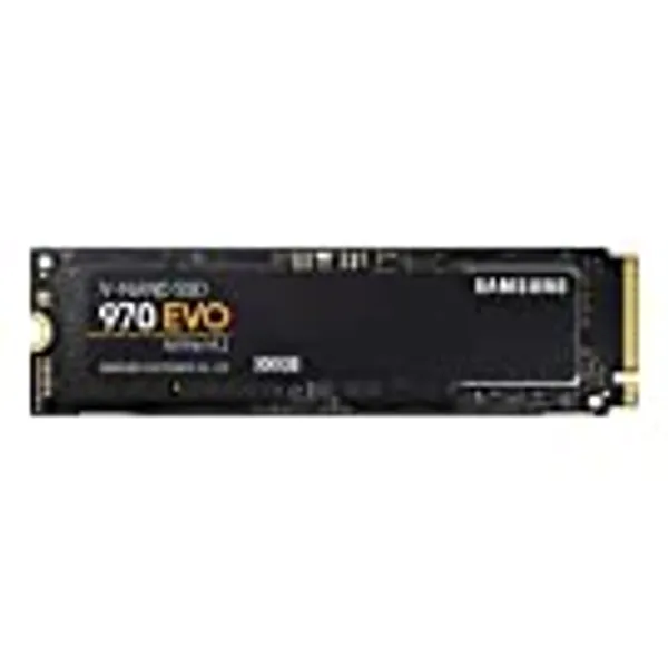 SAMSUNG (MZ-V7E500BW) 970 EVO SSD 500GB - M.2 NVMe Interface Internal Solid State Drive with V-NAND Technology, Black/Red