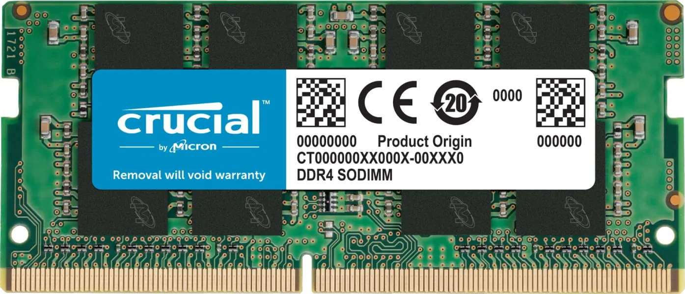 Crucial RAM 16GB DDR4 3200MHz CL22 (or 2933MHz or 2666MHz) Laptop Memory CT16G4SFRA32A - 16GB 3200MHz