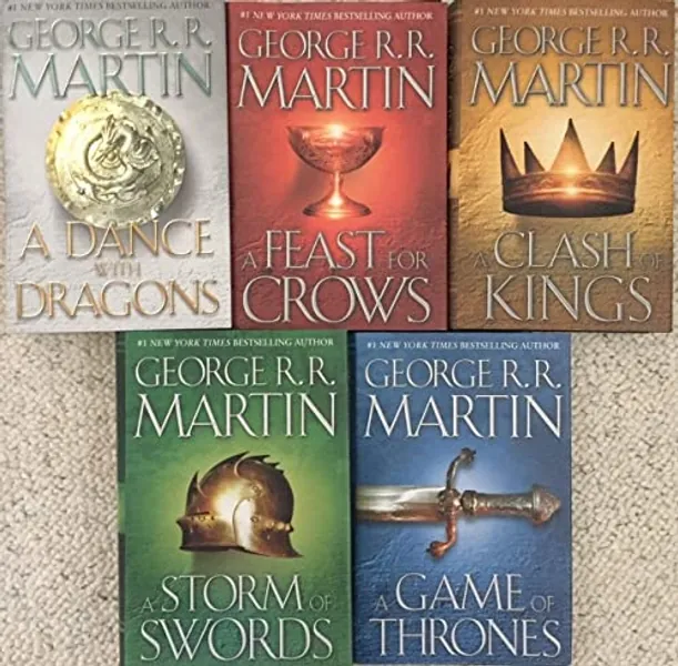 New Edition Set 1-5 Game of Thrones Series Hardcover Collection Set