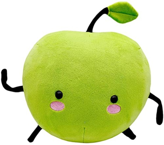 OZIF Stardew Plush Toy Valley Doll Figure Apple Junimo Plush Plants Stuffed Animal Green Soft Plush Pillow, Best Gift for Your Family (12"-30 cm) (Green Apple Juni) - Green Apple Juni