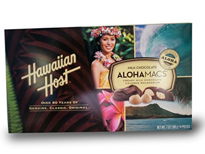 Hawaiian Host Aloha Macs Milk Chocolate Macadamia Nuts (6 ounce box, 12 pieces) (1 Box) - Chocolate 7 Ounce (Pack of 3)