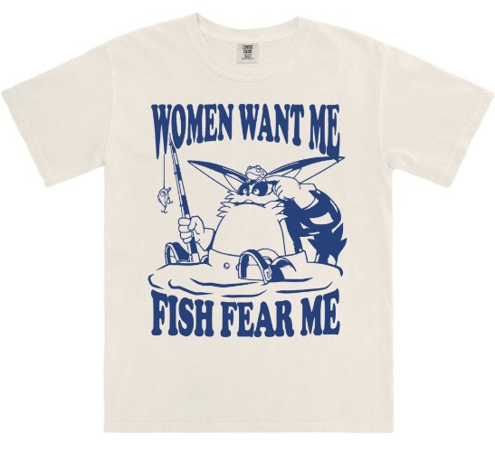 Gone Fishin | Ivory / L