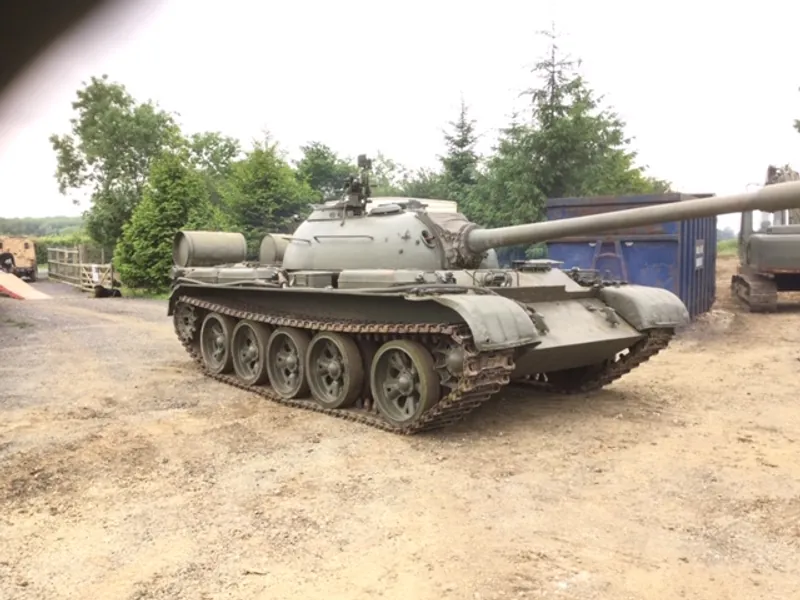 Russian T54 Main Battle Tank Rare opportunity to buy a Russian T54 Main Battle Tank -  Cold War icon. This particular beast is crammed with all of its original kit, even 4 machine guns, padded helmets, radios and intercom, specialist tools and equipment - even a big lump of soft wax to aid deep wading.