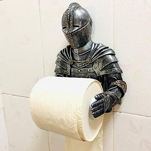 XeinGanpre Toilettenpapierhalter aus schwarzem Metall auf Füßen, innovatives Design in Tierform (BR03) - Br03