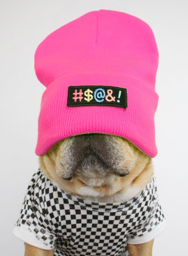 Bad Words Beanie | ORANGE