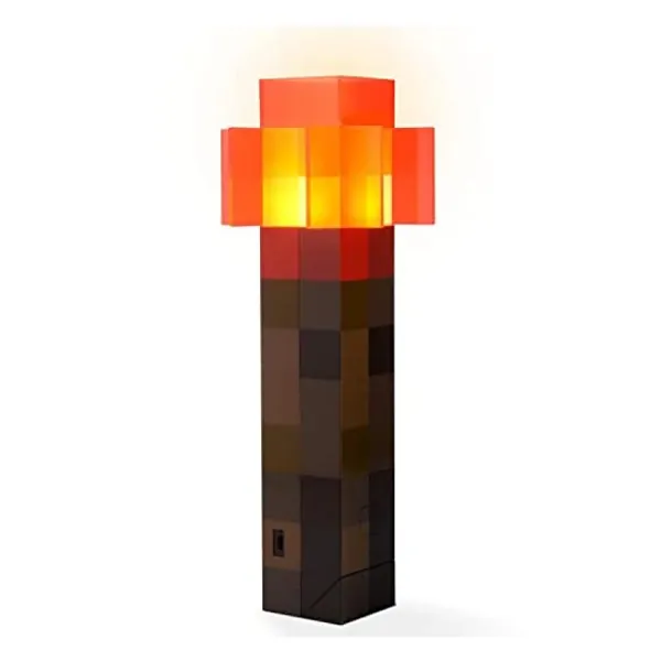 
                            Minecraft Toys Redstone Torch 12.6 Inch LED Lamp | USB Rechargeable for Nightlight, Costume Cosplay, Roleplay
                        