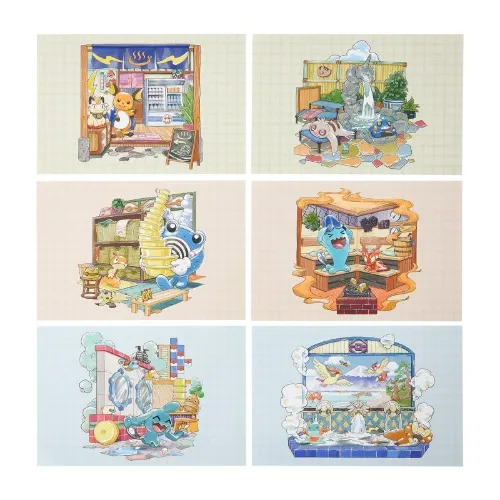 Postcards Set Pokémon Sento