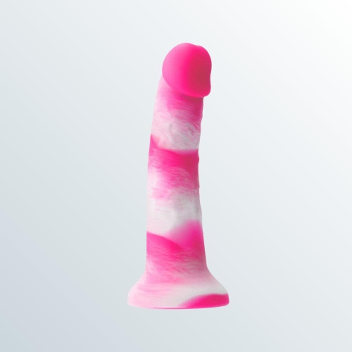 Colours Pleasures Yum Yum 8" Realistic Silicone Dildo - Pink