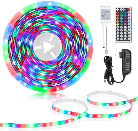 5 Meters RGB LED Strip Light Complete Remote Adapter Kit - RGB & RGB / 5M / 20