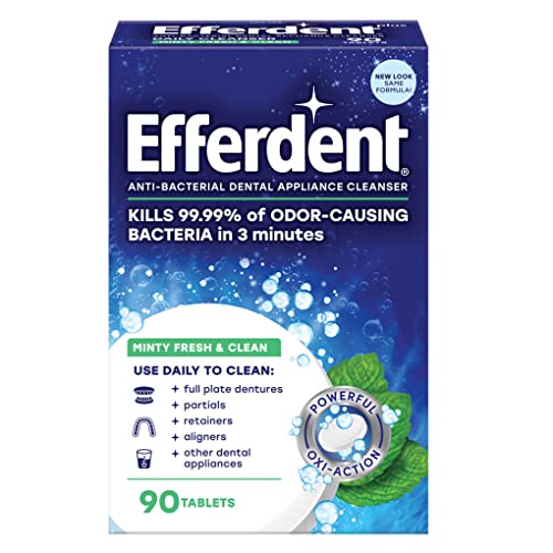Efferdent Retainer Cleaning Tablets - 90 Count 
