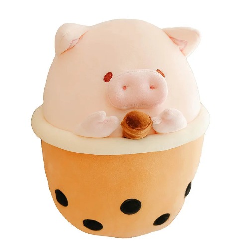 Alexander - Adorable Kawaii Boba Plush Collection - Pig / 30cm