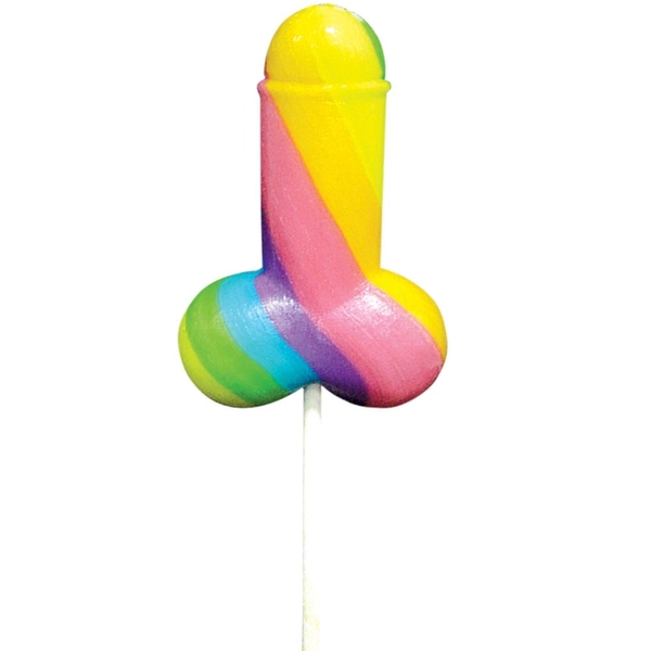 Rainbow Cock Pop Pride klubba 19cm