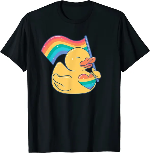 Lgbt Rubber Duck Toy Flag Pride Month T-Shirt