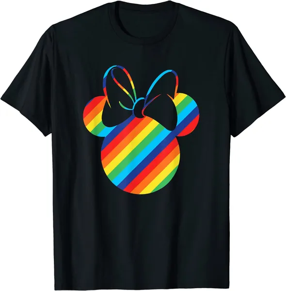 Disney Minnie Mouse Silhouette Rainbow T-Shirt