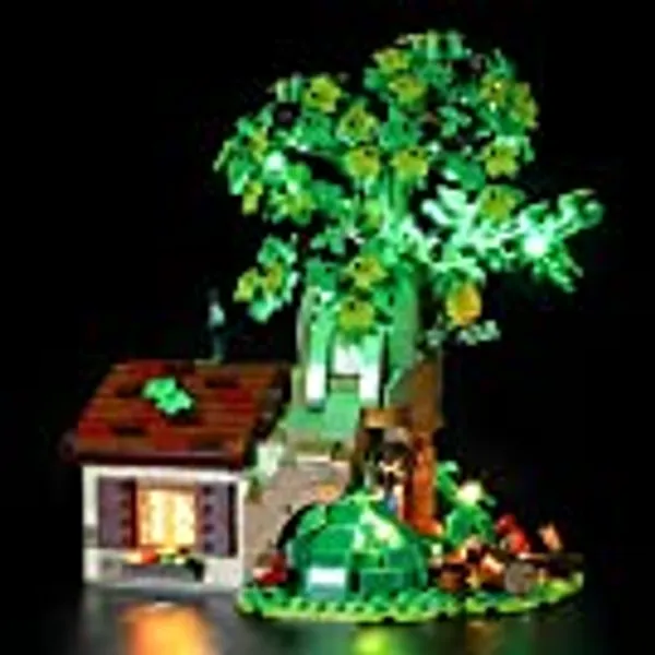 GEAMENT LED Light Kit Compatible with LEGO Winnie the Pooh - Lighting Set for Disney 21326 Building Model (Lego Set Not Included)