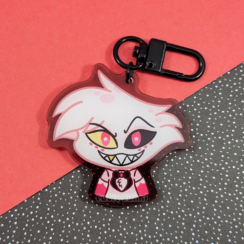 [Hazbin Hotel] Angel Acrylic Charm Keychain