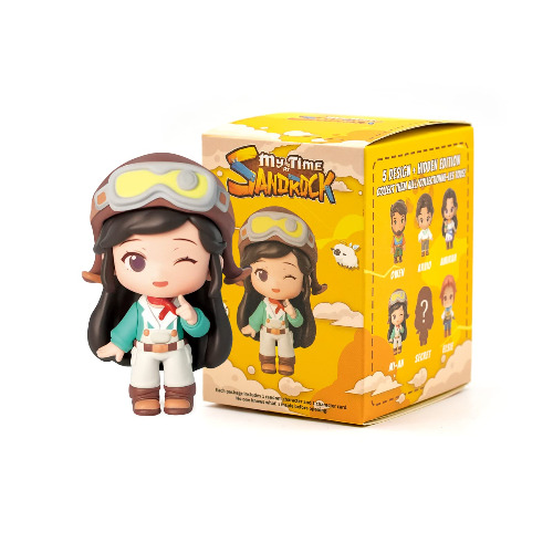 Official My Time at Sandrock Series 5PC Blind Box Figurine Box Popular Collective Random Art Toy Creative Gift (5PC, 2.7''-2.9'')