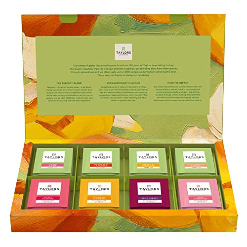 Taylors of Harrogate Green Tea & Herbal Infusions Variety Box, 48 Count - Teabags - Green Tea & Herbal Infusions - 48 Count (Pack of 1)