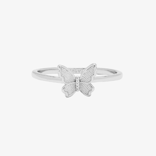 Butterfly In Flight Ring | Silver / 7