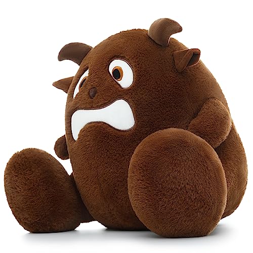MaoGoLan 15.7-Inch Frightened Calf Stuffed Animal, Cow Plush Toy Highland Soft Stuffed Bull Hug Pillow for Kids and Adults, Halloween Christmas Valentines Birthday Party Choice for Boys Girls (Brown) - Brown