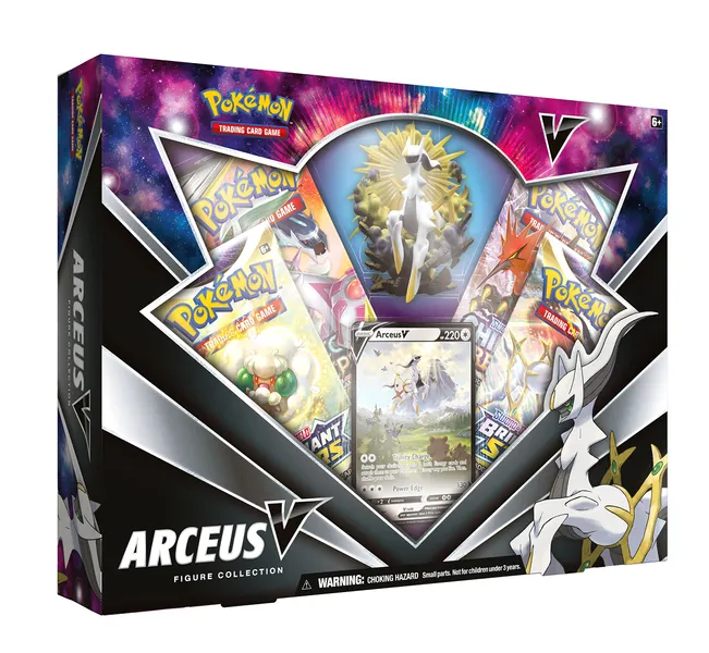 Pokemon TCG: Arceus V Figure Collection Box, Multicolor