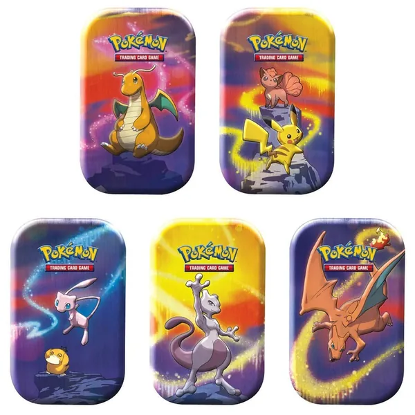Pokemon TCG: Kanto Power Mini Tin 5Pk Bundle
