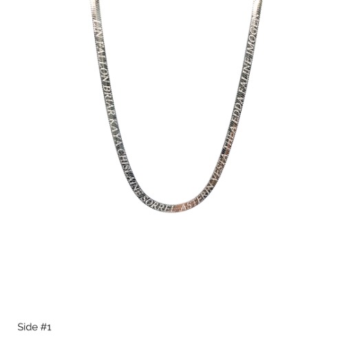 Thirteen Names Layering Necklace | Silver