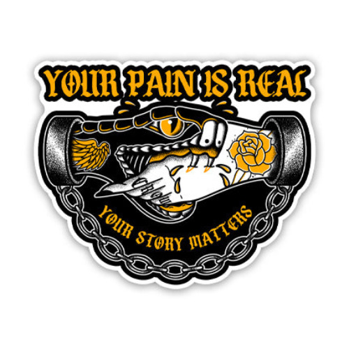 Your Pain Is Real Sticker | Default Title