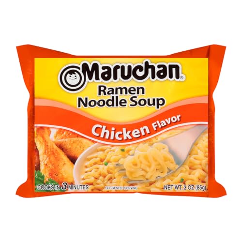 Maruchan, Ramen Noodle Soup, Chicken Flavor, 3 oz - Chicken - 3 Ounce (Pack of 1)