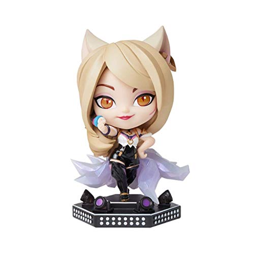 for League of Legends Game Figures, LOL Series Figures/KDA Ahri Statue, Exquisite and Cool Resin Models, Perfect Collections for Desktop Placement Or Display Cabinets