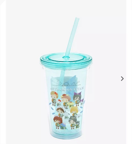 Attack On Titan X Hello Kitty And Friends Acrylic Travel Cup