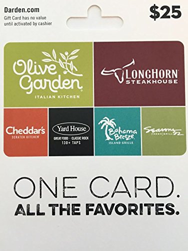 Darden Restaurants Gift Card - 25 - Standard