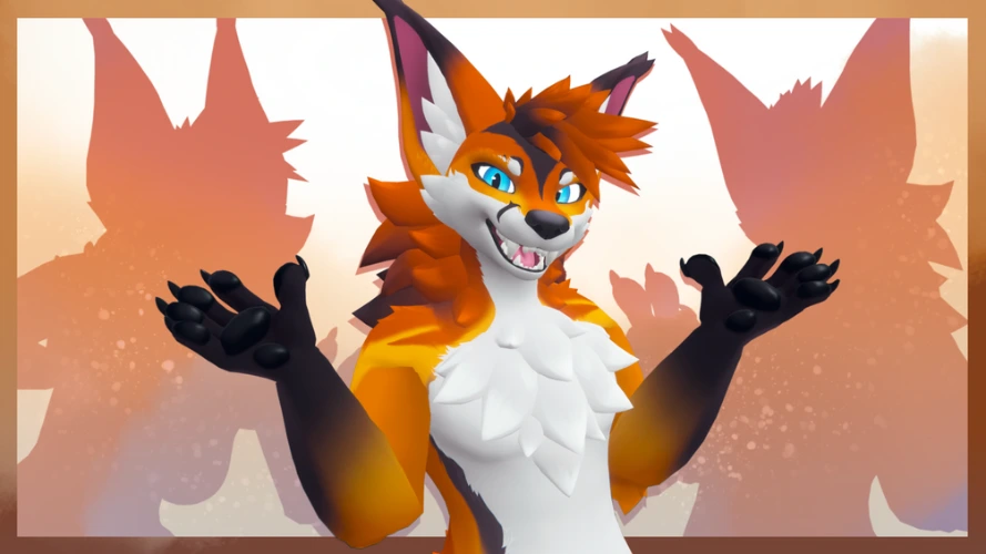 Vulper ( Fire Species ) [ VRChat Avatar Base ]