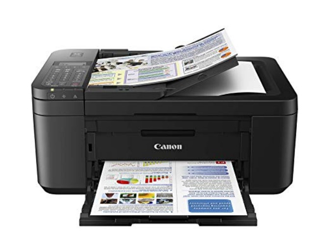Canon PIXMA TR4527 Wireless Colour Photo Printer with Scanner, Copier & Fax, Black - Printer