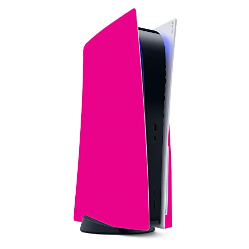 MightySkins Skin Compatible with PS5 / Playstation 5 - Solid Hot Pink | Protective, Durable, and Unique Vinyl Decal wrap Cover | Easy to Apply, Remove, and Change Styles | Made in The USA - PlayStation 5 - Hot Pink