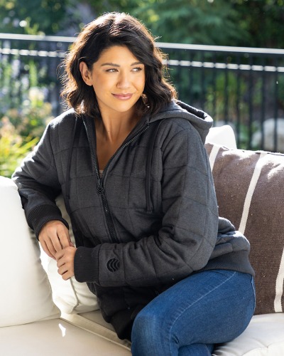 Weighted Therahoodie - Fleece Cozy Charcoal | XL