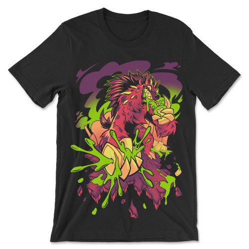 Toxic Kaiju - Black | 4XL