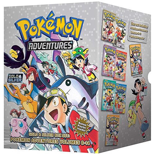 Pokémon Adventures Gold & Silver Box Set (Set Includes Vols. 8-14) (2) (Pokémon Manga Box Sets)