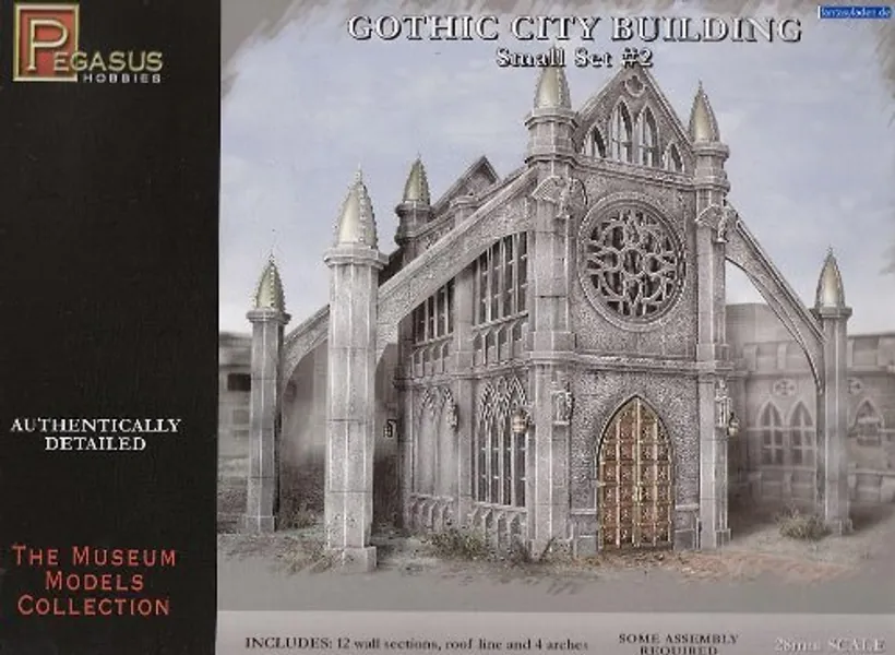 Pegasus Hobby Gothic City Building Small Set 2 - 