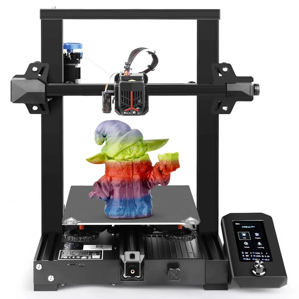 Creality 3D -Printer Ender-3 V2 Neo, CR Touch Auto Leveling, volledig metalen Bowden Extruder, stabiel geïntegreerd ontwerp, 3-staps montage, magnetische PC verenstalen bouwplaat, afdrukgrootte: 220 x 220 x 250 mm