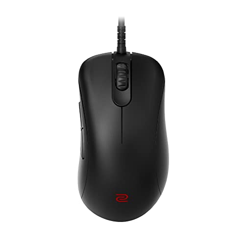 BenQ Zowie EC2-C Ergonomic Gaming Mouse for Esports | Paracord Cable & Mouse Wheel with 24 Levels | Matte Black Coating | Medium Design - EC2-C - Medium