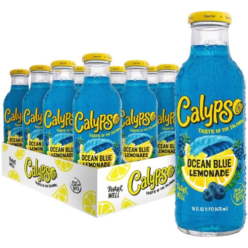 Calypso Ocean Blue Lemonade Drink 473 ml (Pack of 12)