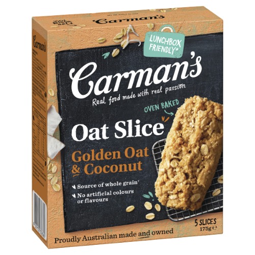 Carman's Golden Oat and Coconut Oat Slice 175 g