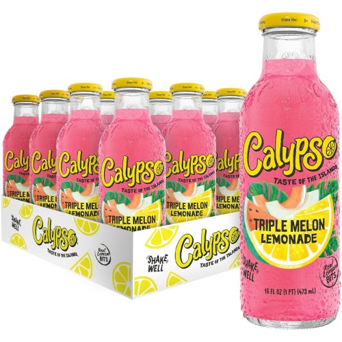 Calypso Triple Melon Lemonade Drink 473 ml (Pack of 12)