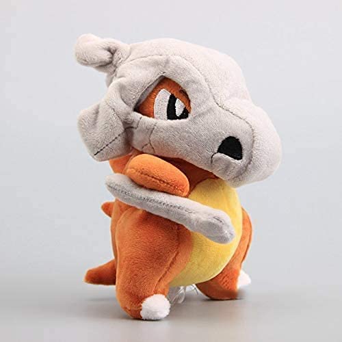 WangSiwe Cartoon Cubone Take Off Hat Toy 18Cm Toys Toy Lifelike Cartoon Stuffed Dolls Animals Birthday Bedroom Office Deco
