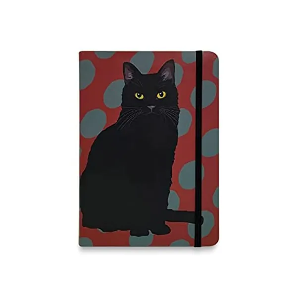 
                            Leslie Gerry Black Cat Notebook
                        